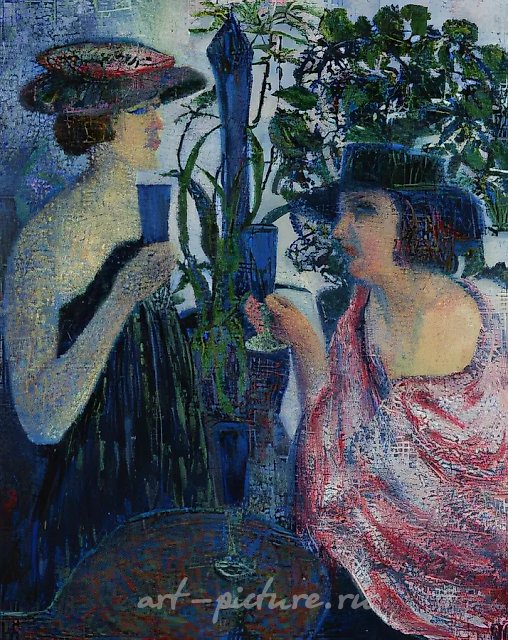 Tristia., 1996, холст ,масло, 100 х 80