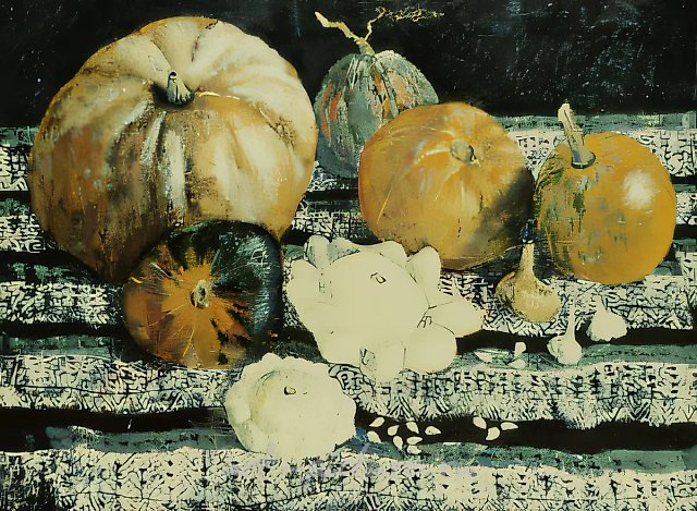 南瓜，1994年，布面油画，60 x 80
