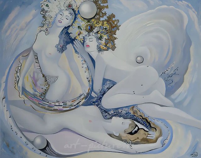 Жемчужина, 1995,  холст, масло,  100 х 125