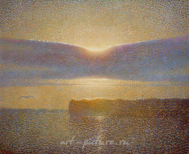 海鸥，1996年，油画，70 x 90 厘米