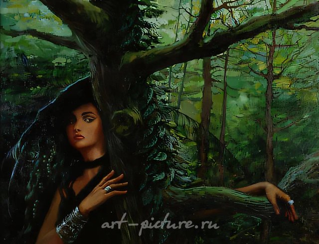 Reverie, 1997, canvas, oil, 70x90
