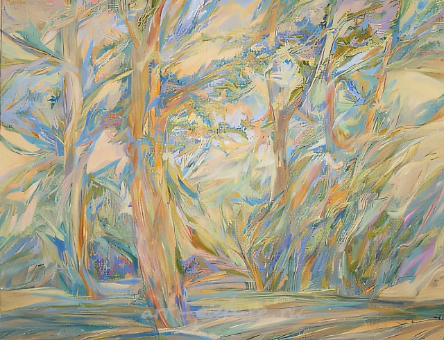Ветер, 1996, бумага, акрил, 60 х 80