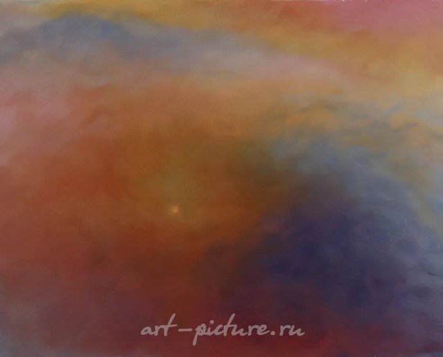Медитация 18, 1996, холст на картоне, акрил, 30x40