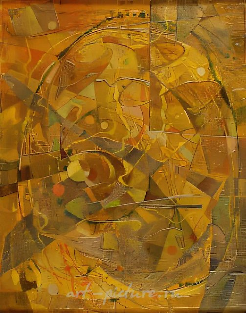 Процесс., 1997, холст, масло, 90 х 70