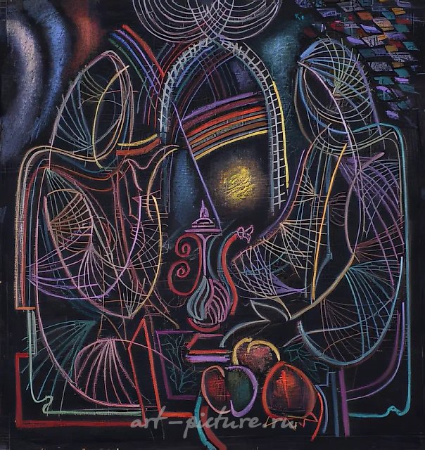 Ифтар из серии «Мои откровения»., 1997, бумага, пастель, 80 x 65