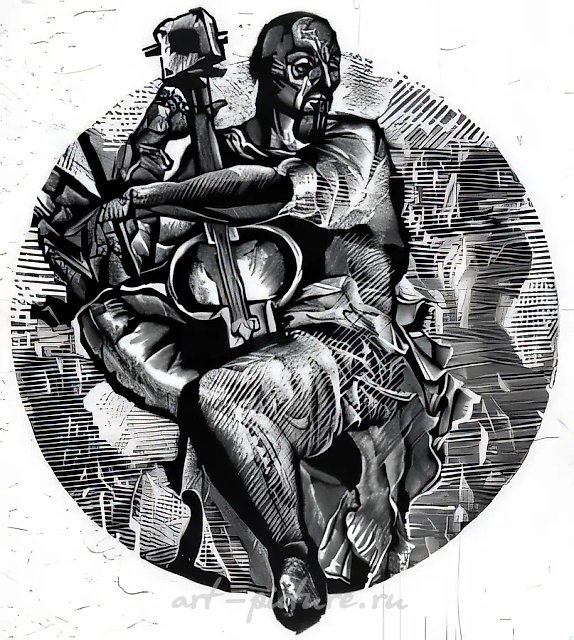 吉劳，1995年，油印版画，50×40