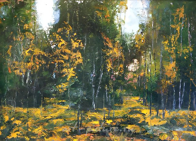 Ferns., 1996, canvas, oil, 50x80, $18.000,