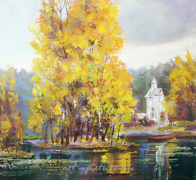 Autumn rhapsody., 1998, canvas, oil, 124x132, $12.000,