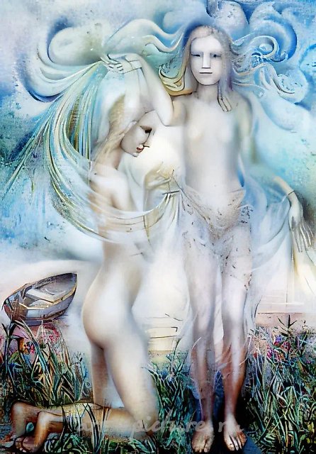 Лодка, 1979, холст, масло, 100х73 Галерея "Грегори". США