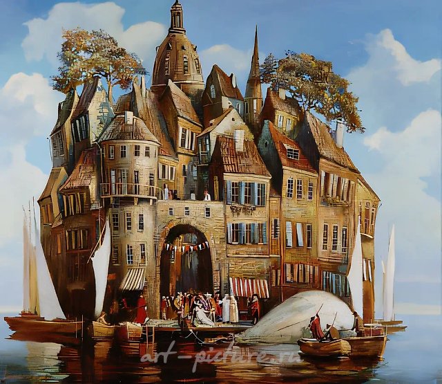 导航员的不幸飞行，1997年，布面油画，130×150