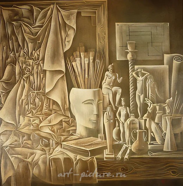 Белый натюрморт, 1988, масло на холсте, 90x90