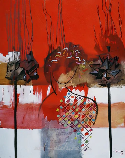 Восторженное настроение, 1989, холст, масло, 100 х 80