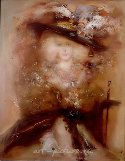 Отражение, 1997, холст, акрил, масло., 90х70