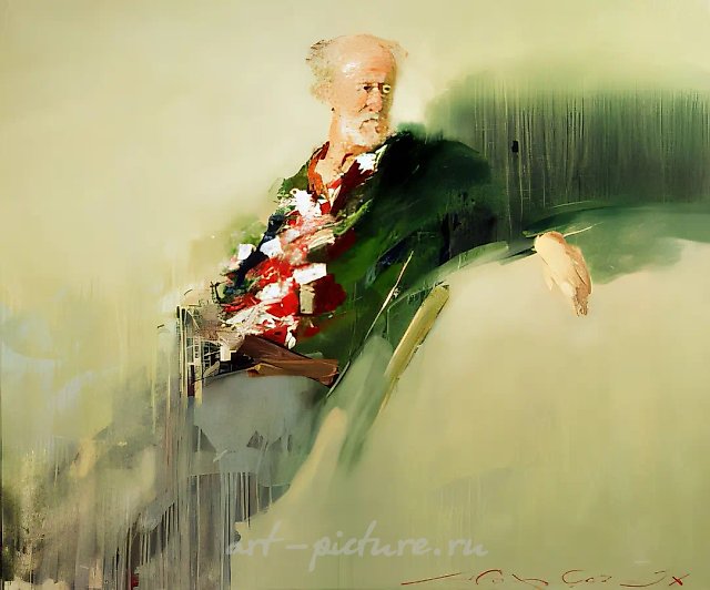 Portrait of the artist Nikolai Ivanovich Dorofeev, 1997, canvas, oil. Gallery