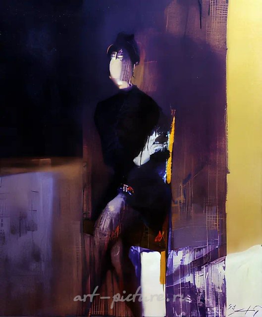Space of the Studio. Portrait of a Girl, 1998, canvas, oil, 200x190. Gallery