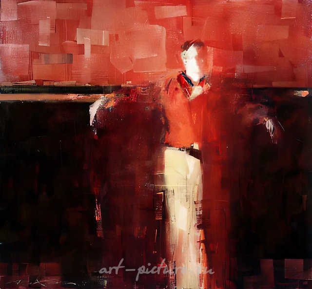 Space of the Studio. Principle of Air. Igor, 1998, canvas, oil, 190x200. Gallery