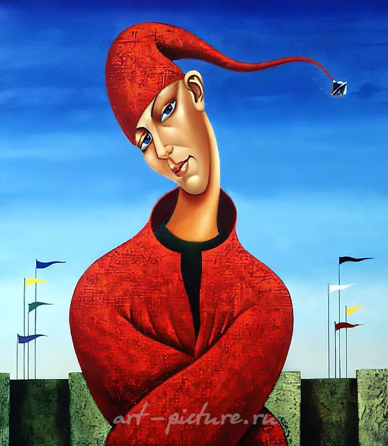 Somewhere a Celebration, 1990, canvas, oil, 90x100. Author`s property