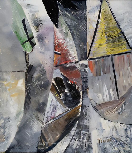 Пейзаж III, 1993, холст, масло, 60x50, $500. Собственность автора