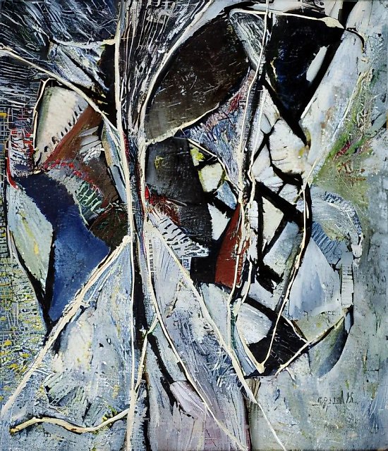 Поток, 1993, холст, масло, 60x50, $500. Собственность автора