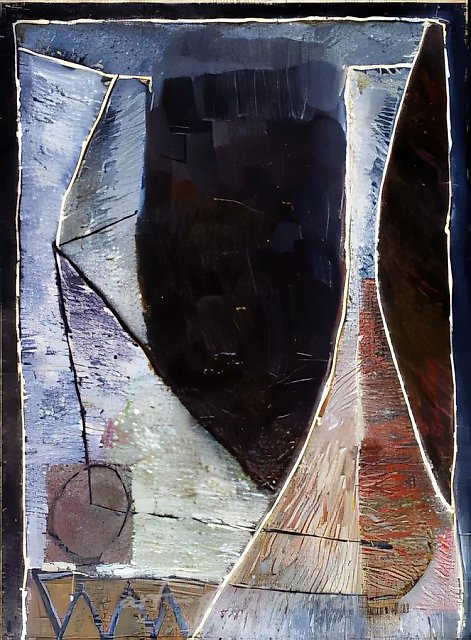 Стена, 1993, холст, масло, 70x50, $500. Собственность автора