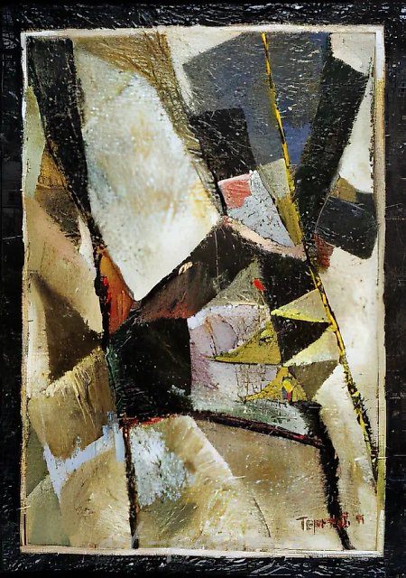 Вечер, 1995, холст, масло, 70x50, $500. Собственность автора