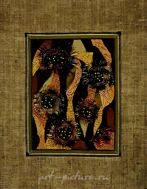 Sunflowers., 1998, mixed technique, 65х50 Author’s property