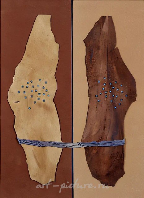 Blue shot., 1999, mixed technique, 80х60 Author’s property