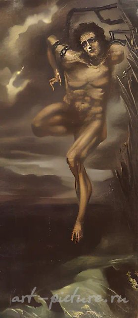 Прометей, 1975, холст, масло, 153x70. Собственность автора
