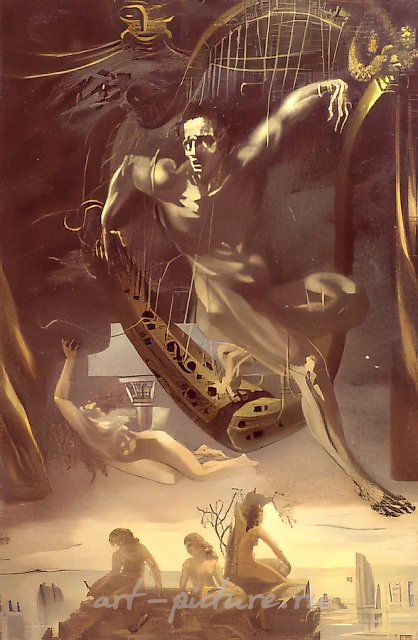 Аллегория искусства, 1975, холст, масло, 120x80. Собственность автора