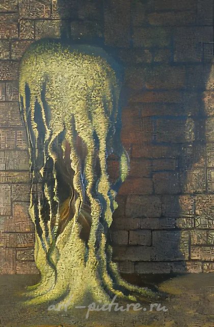 Разговор с тенью, 1993, холст, масло, 113х75