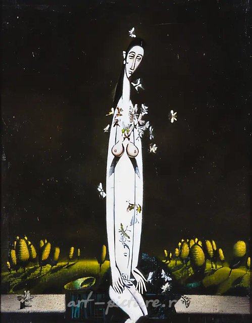 Обнаженная, 1996, холст, масло, 60х40