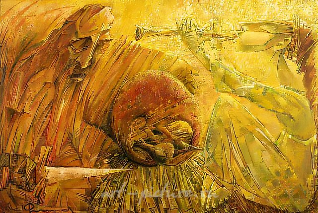 Asps Catchers, 1996, oil on canvas, 100x147