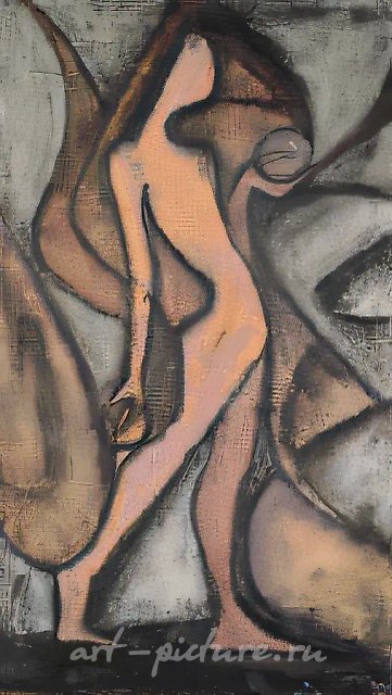 Angel, 1998, canvas, oil, 70x40