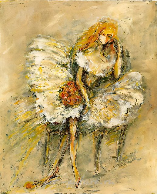 Ностальгия., 1994, холст, масло, 40х50