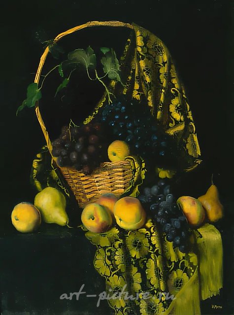 Фрукты, 1998, холст, масло, 80х60