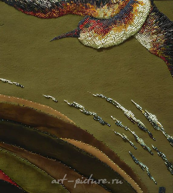 Сон., 1996, бархат, бисерное шитье, 40х40