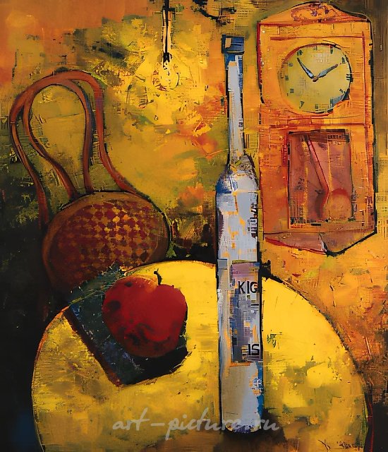 Ожидание., 1998, холст, масло, 70х50