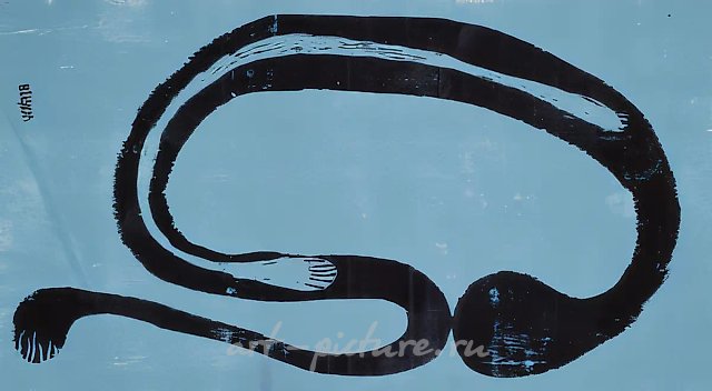 人，1998年，木刻版画，132×74厘米