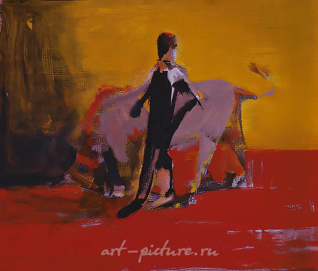 Матадор, 1996, холст, масло, 50х60