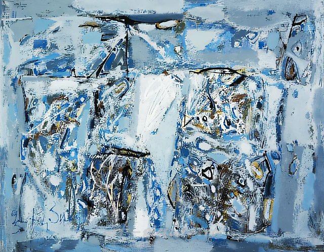 From the cycle «Colour Spaces», 1995, canvas, oil, 97x114