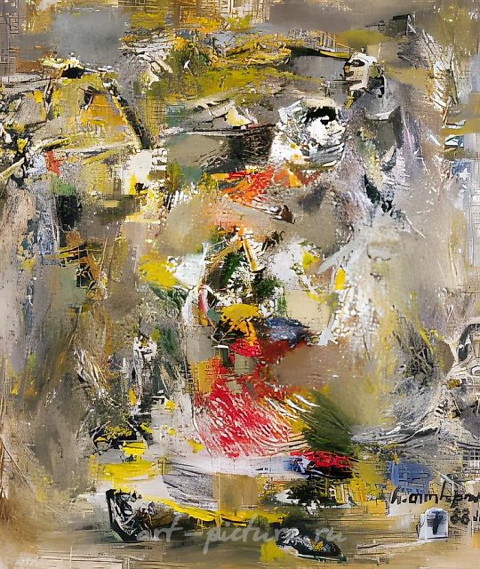 Ветер, 1988, холст, масло, 65х50