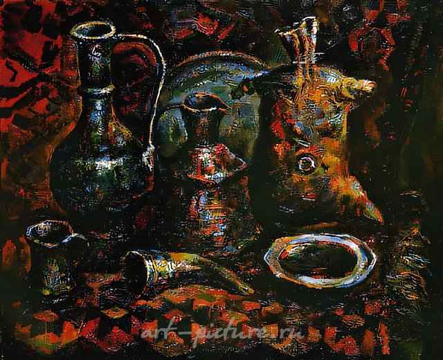 Still-life, 1998, oil on canvas, 80x100