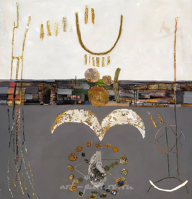 Алемдар, 1995, холст, масло, 100х100