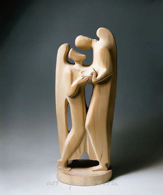 Candlemas, 1997, wood, 78x30x21