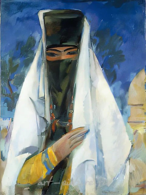 Киргизка, 1920, холст, масло, 71,5х53,5