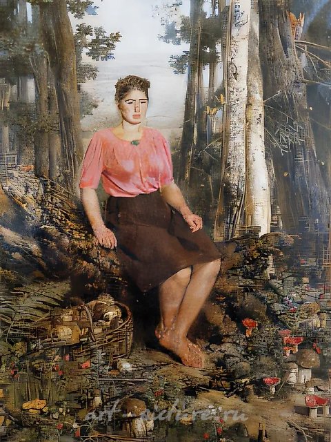 Портрет Ксении, 1949, холст, масло, 200х150