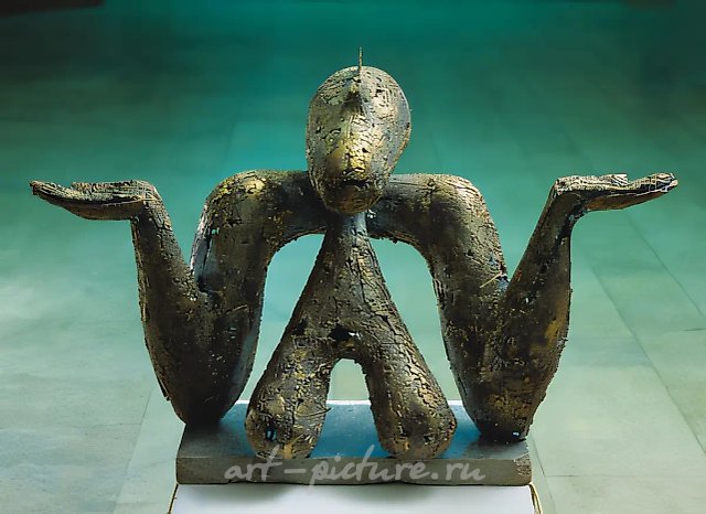 Жрица, 1992, бронза, 59x60x36