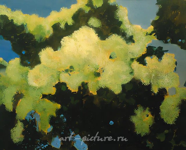 Скумпия, 1997, масло на холсте, 80x100
