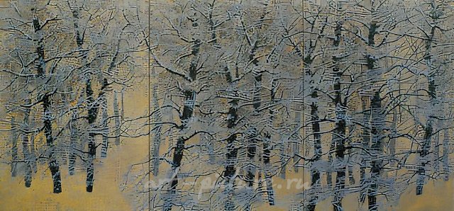 Сумерки, 1996, масло на холсте, 70x150