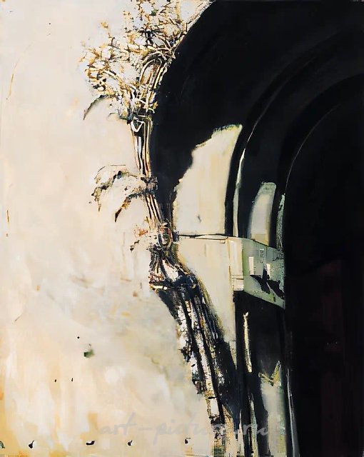 Цветок, 1999, Холст. Масло, 100х80